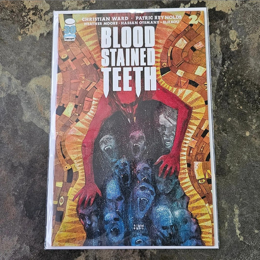 Blood-Stained Teeth #2 B Martin Simmonds Variant 1st Print Image 2022 Comic Book