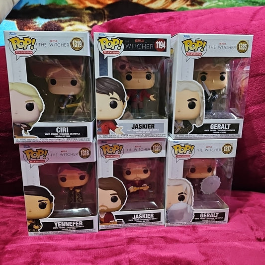 (6) Funko Pops - Television - The Witcher Vinyl Figures Collectible Toys