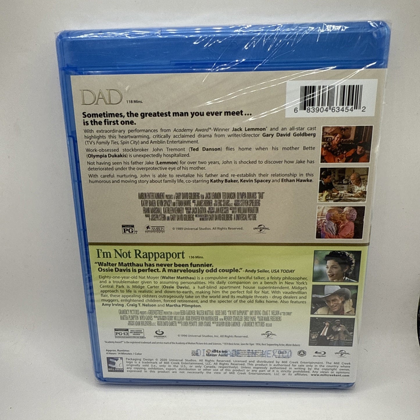 Dad / I'm Not Rappaport (Blu-ray, 2020, Widescreen) Brand New Sealed