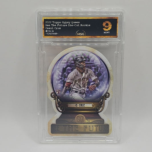 2022 Gypsy Queen SEE THE FUTURE ONEIL CRUZ RC #CG-4 MLB MSG Graded 9 Mint