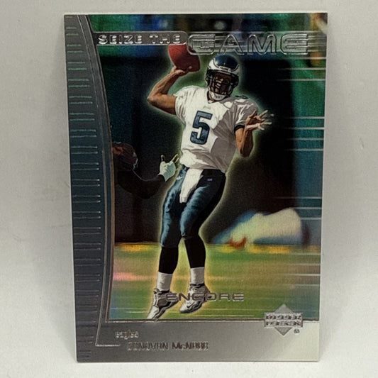 1999 UD Football Donovan McNabb Seize The Game Rookie RC Card NFL Eagles