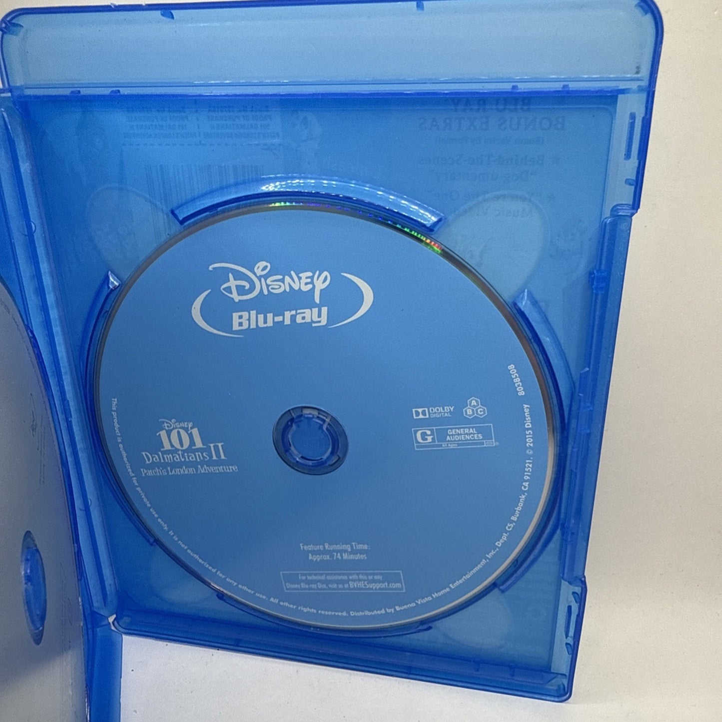 101 Dalmatians II Patch's London Adventure Blu-Ray + DVD Movie Combo