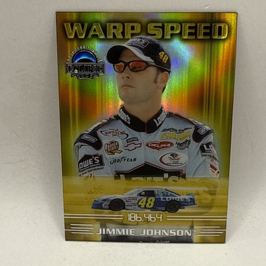 2003 Press Pass Jimmie Johnson Eclipse Warp Speed #WS6 NASCAR Trading Card Foil