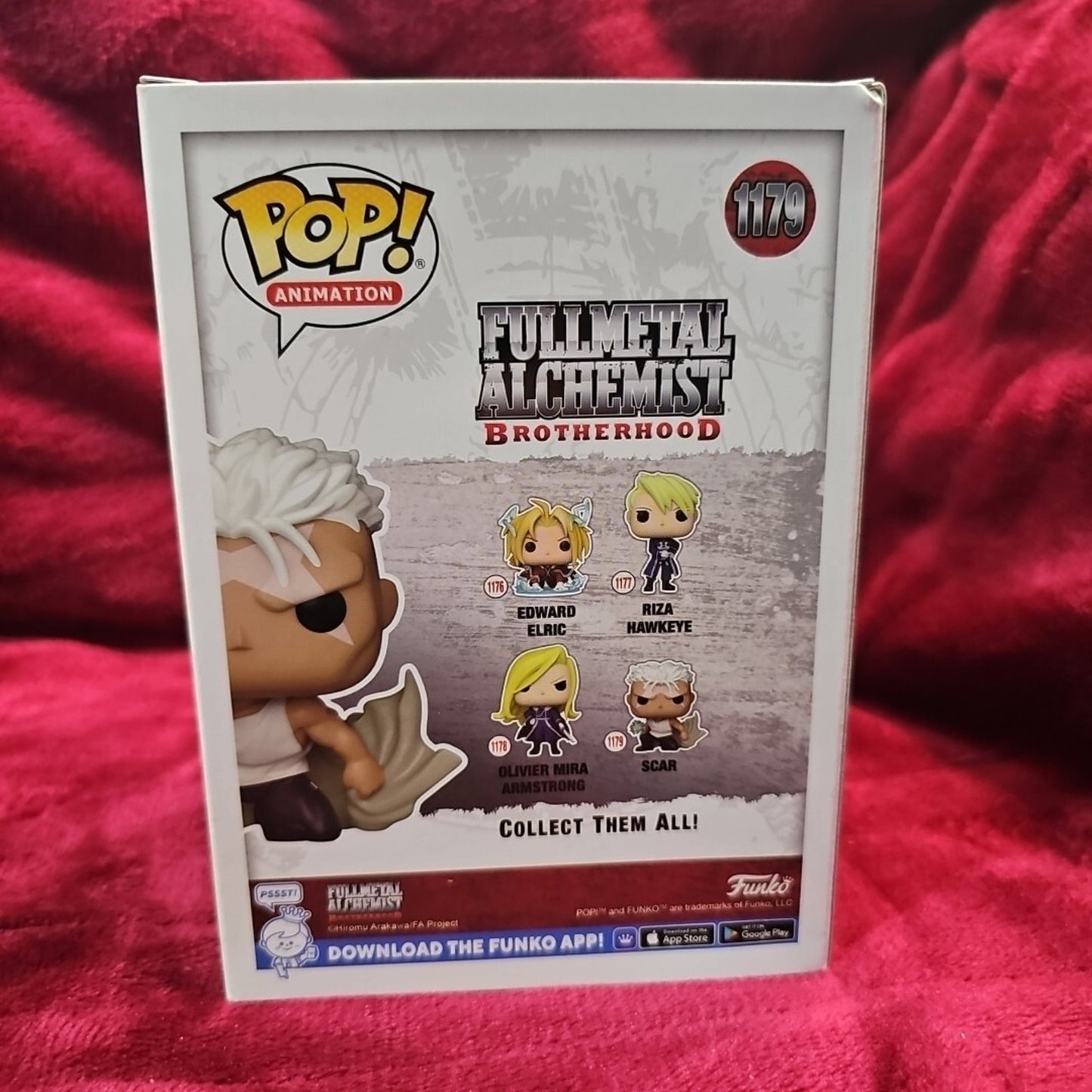 Funko Pop! Animation.Full Metal Alchemist: Brotherhood - SCAR.Vinyl Figure.Anime