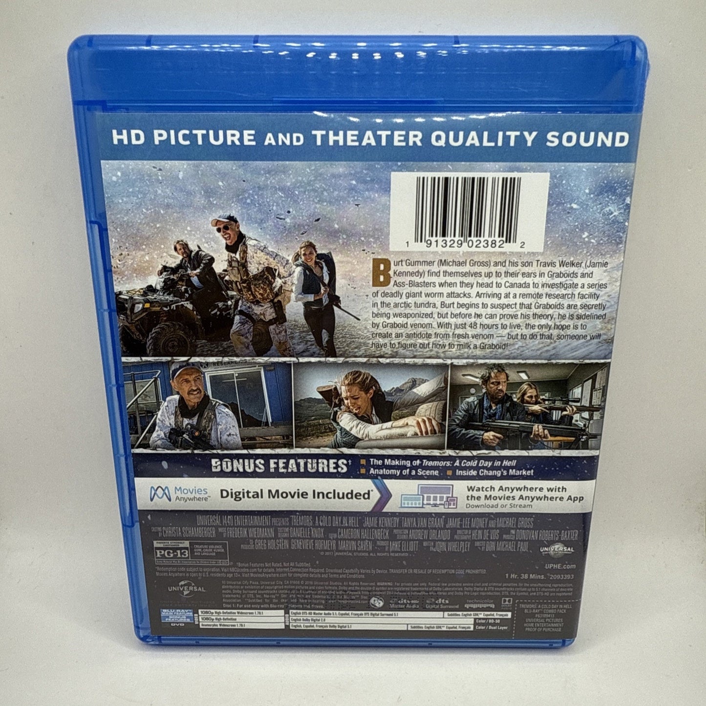 Tremors: a Cold Day in Hell Blu-ray & DVD Movie - Michael Gross & Jamie Kennedy