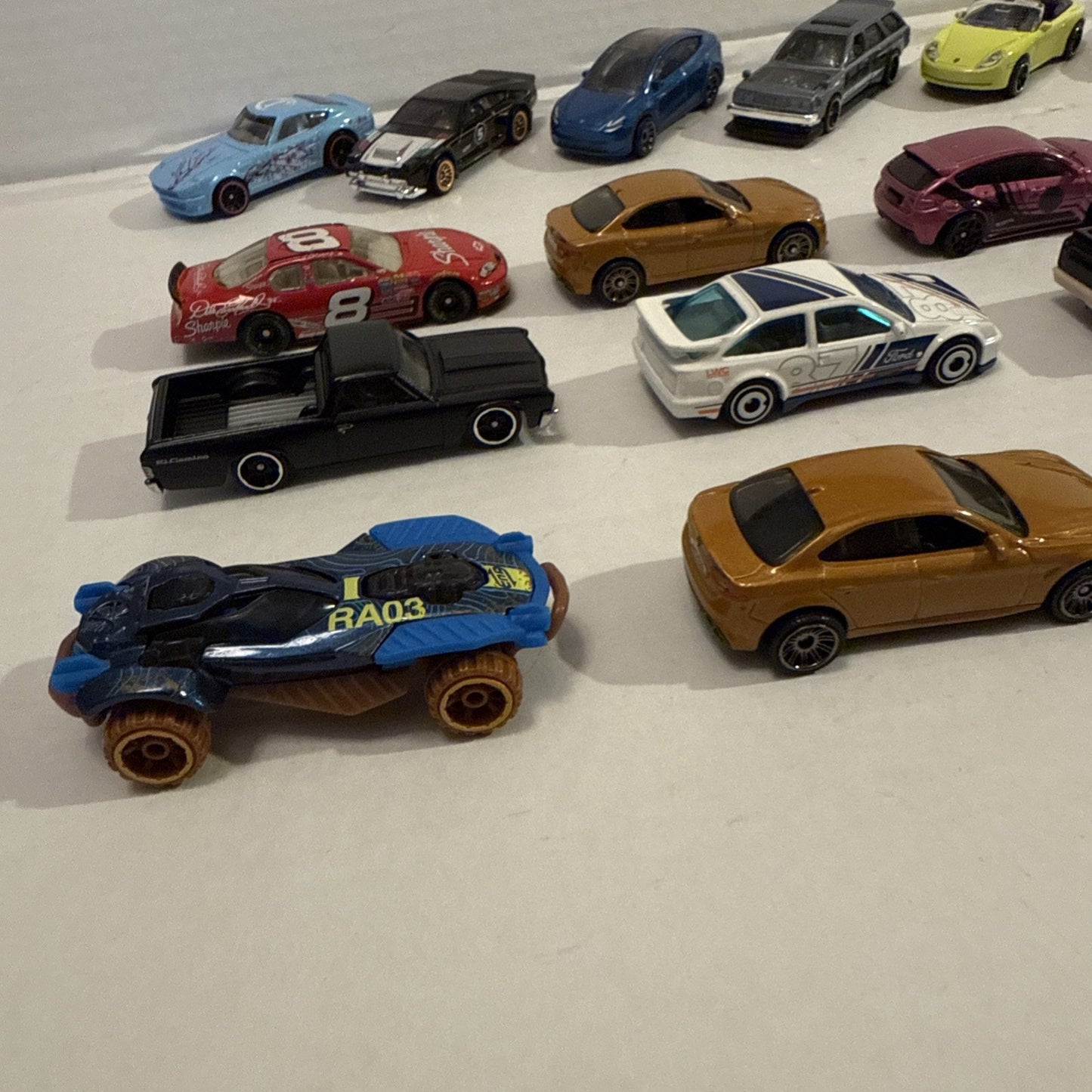 Lot Of 20 Car Vehicles - Various Models 1:64 Scale Race Car Toy Lot Collection