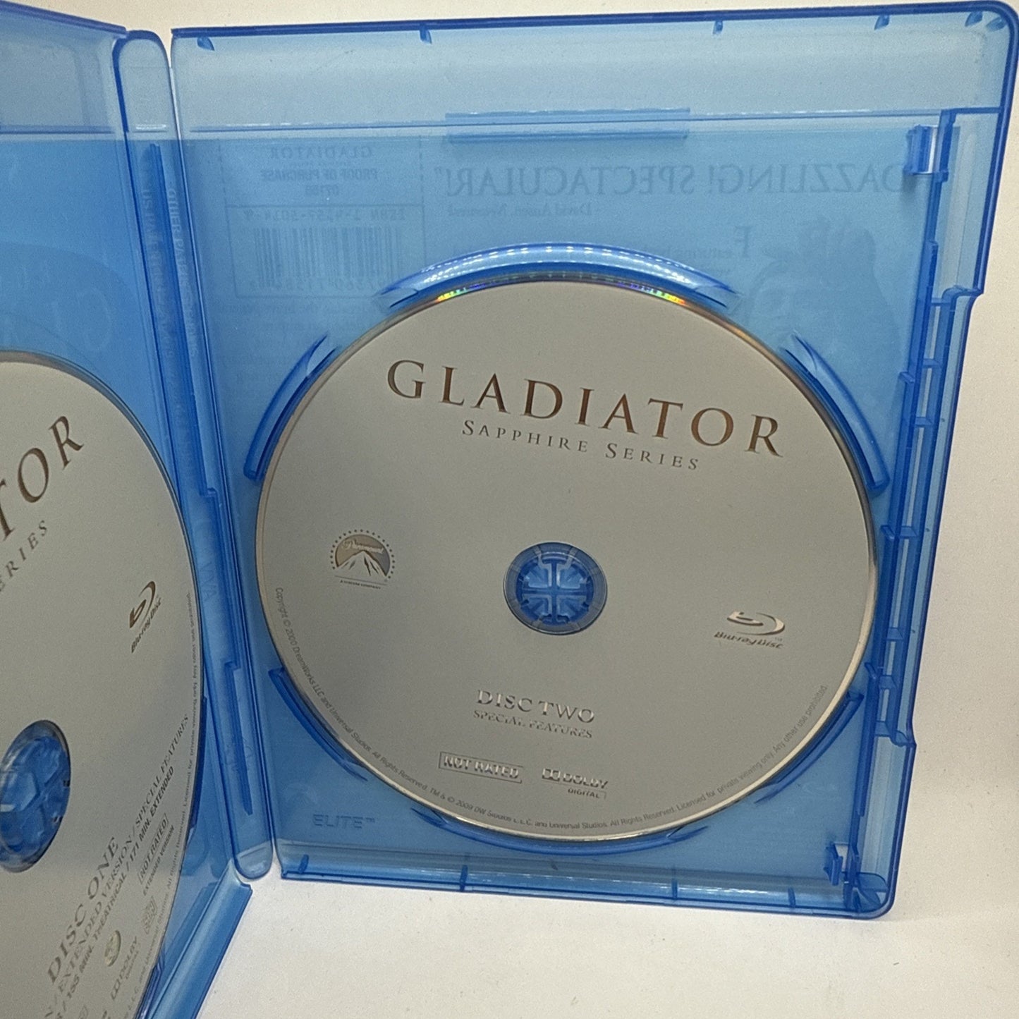Gladiator (Blu-ray, 2000) - Sapphire Series - 2 Discs - Russell Crowe Movie