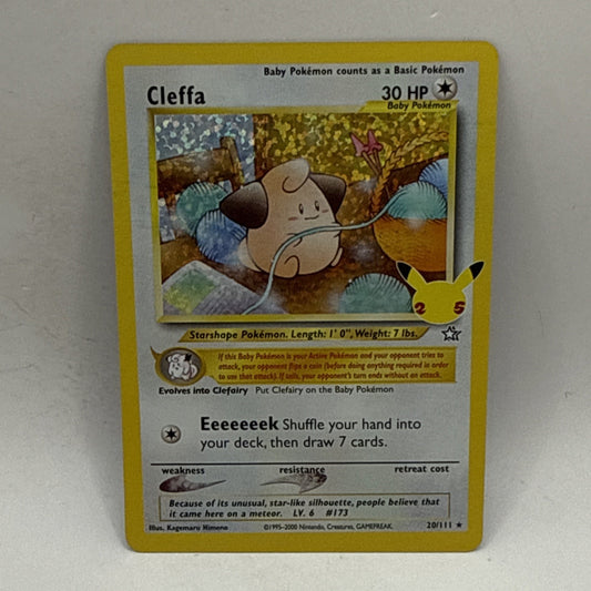 Pokemon TCG Celebrations CLEFFA 20/111 Classic Collection HOLO LP Card