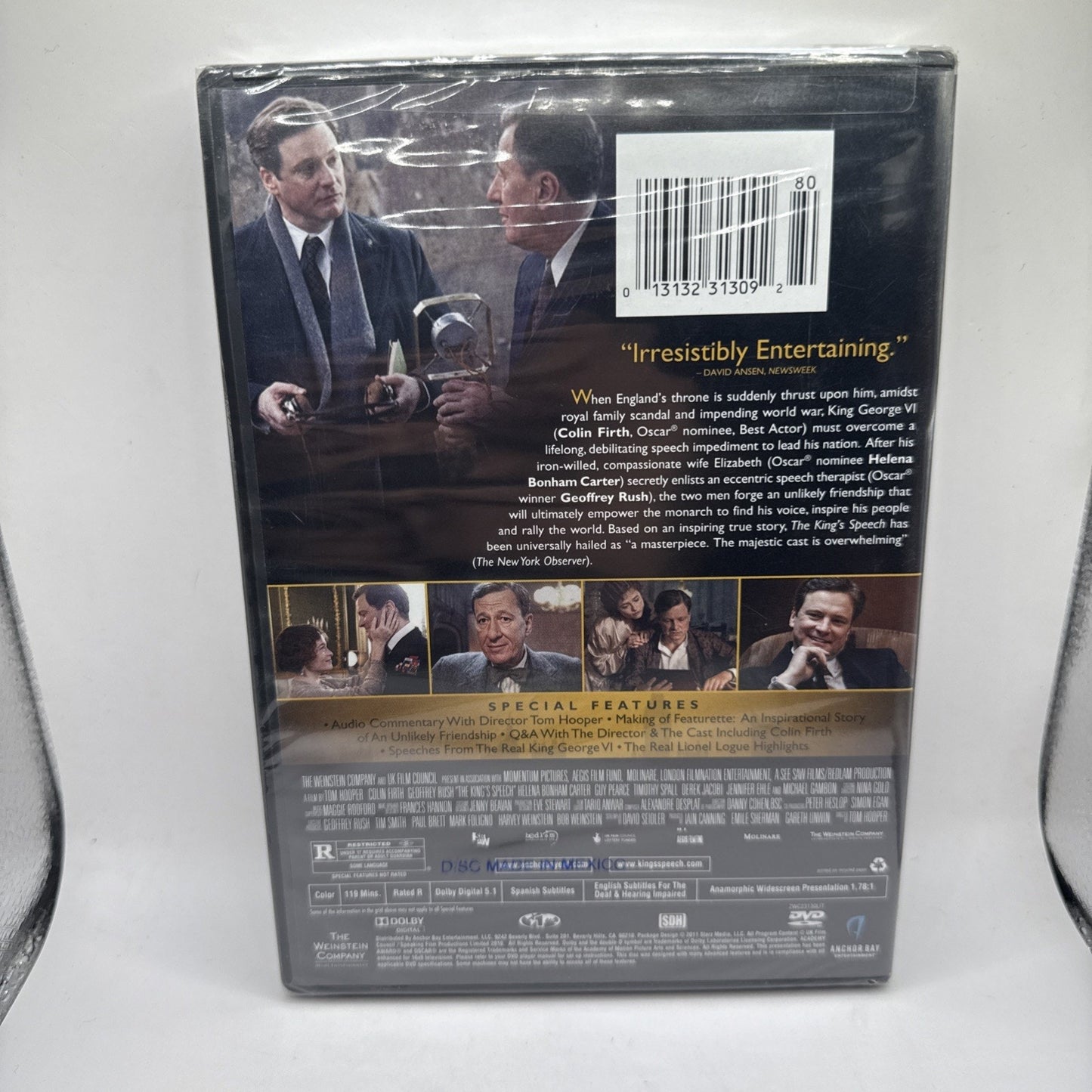 The Kings Speech DVD 2011 Brand New - Sealed Movie
