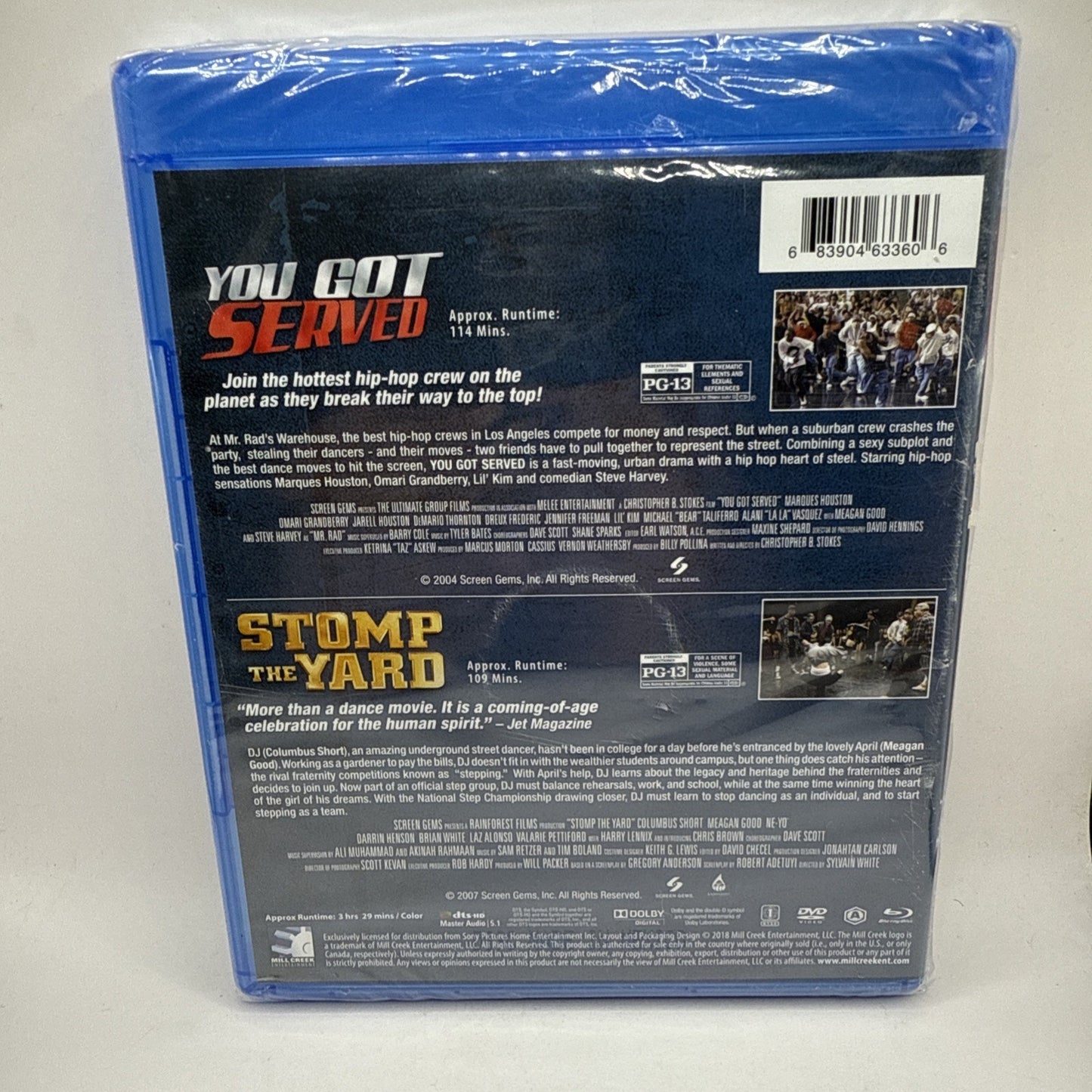 You Got Served / Stomp the Yard (Blu-ray) New Sealed Movie Combo