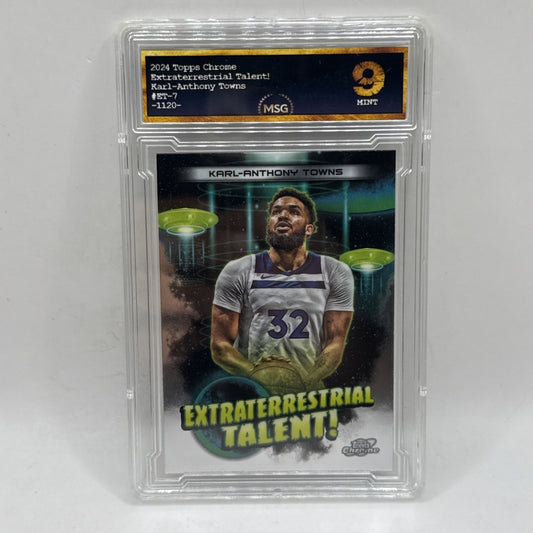 2023-24 Topps Cosmic Chrome - Extraterrestrial Talent Karl-Anthony Towns #ET-7
