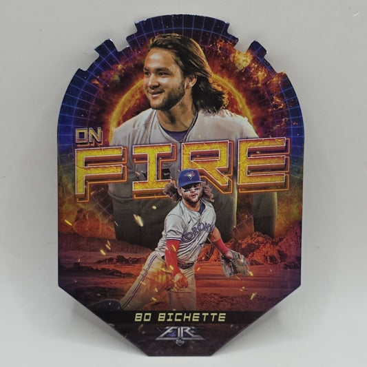 2022 Topps Fire BO BICHETTE - On Fire - Hobby Box Insert #EF-5 MLB Baseball Card