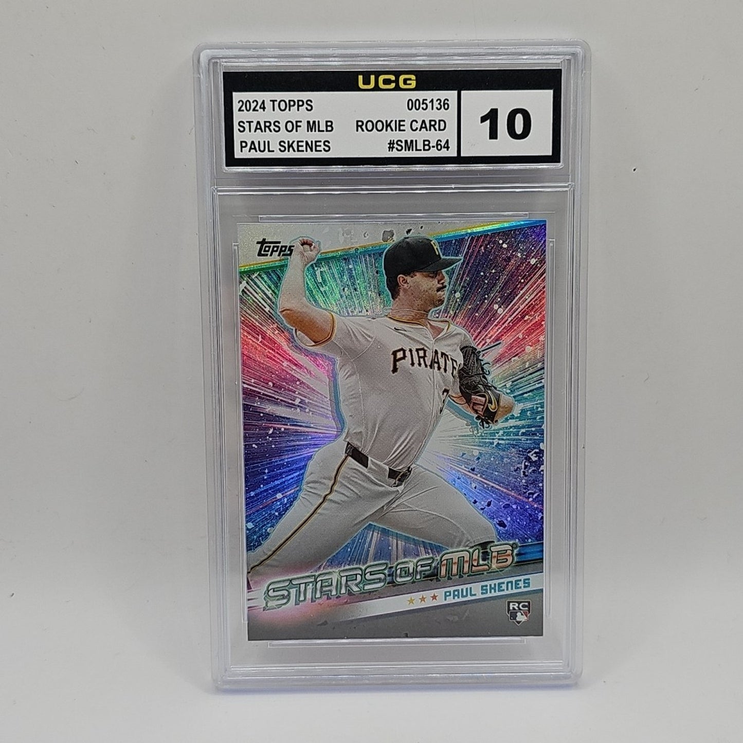 2024 Topps Update Series PAUL SKENES Stars of MLB RC #SMLB-64 Pirates Graded 10