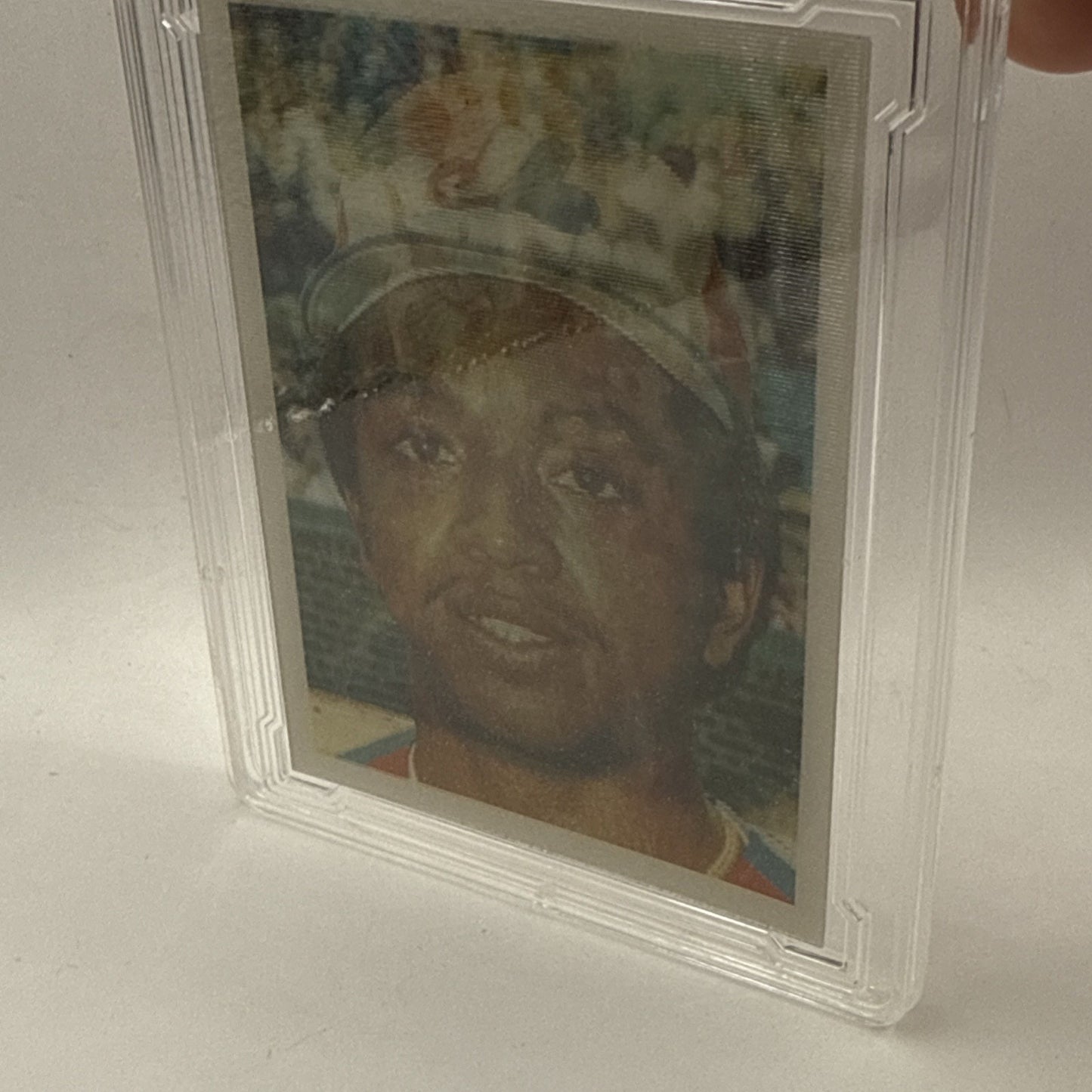 1986 Sportflics #187 Hubie Brooks MLB Expos Graded 7 Baseball Card Triple Action