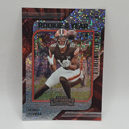 Cedric Tillman 2023 Panini Contenders Rookie of the Year #6, Browns