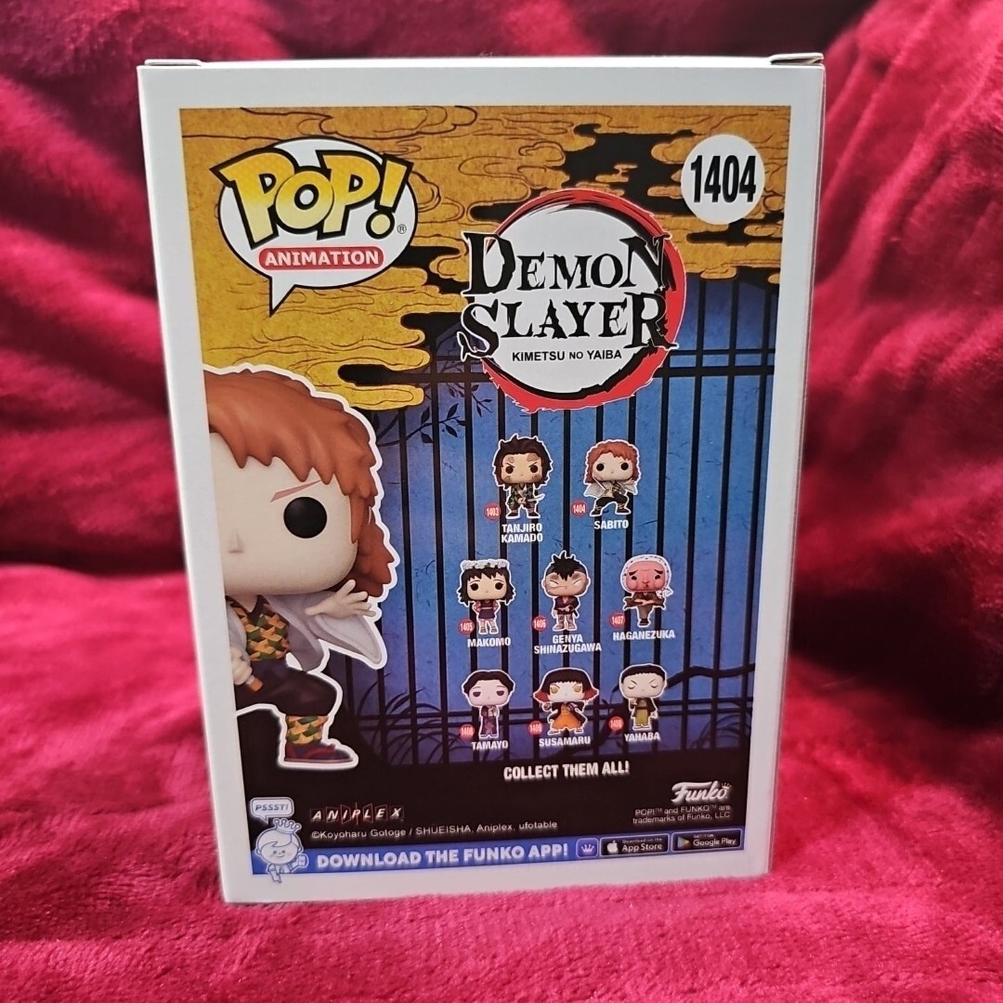 FUNKO POP ANIMATION DEMON SLAYER #1404 SABITO NEW COLLECTIBLE FIGURE