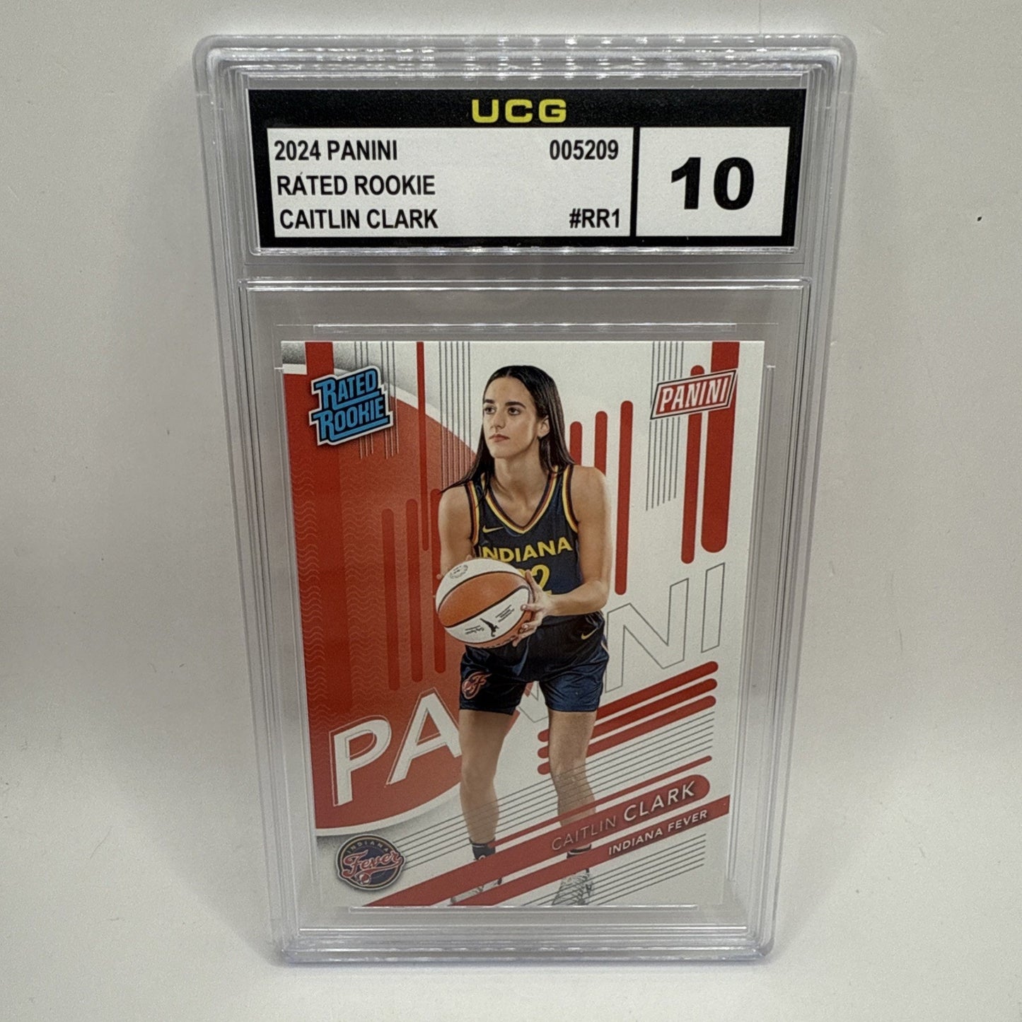 2024 PANINI NATIONAL NSCC RATED ROOKIE #RR1 CAITLIN CLARK RC GRADED 10 WNBA