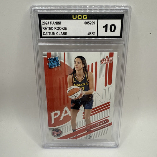 2024 PANINI NATIONAL NSCC RATED ROOKIE #RR1 CAITLIN CLARK RC GRADED 10 WNBA