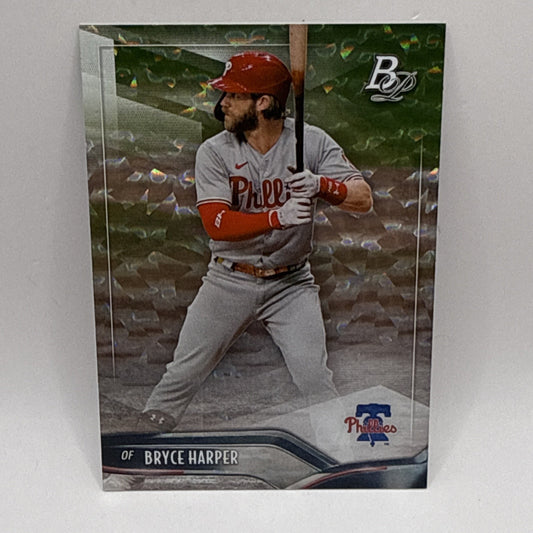 2021 BOWMAN PLATINUM - BRYCE HARPER #84 ICE FOIL MLB Phillies Baseball Card