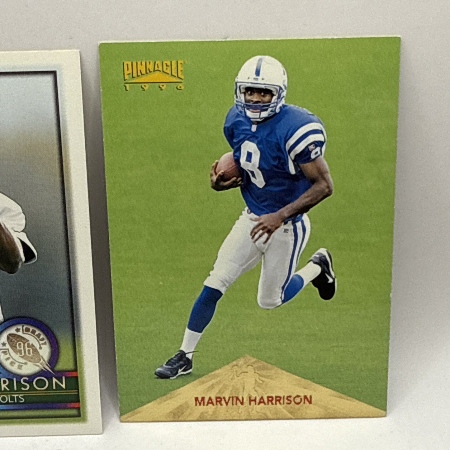 1996 TOPPS FOOTBALL ROOKIE #426 MARVIN HARRISON RC INDIANAPOLIS COLTS 2 CARD