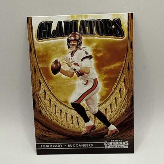 Tom Brady Gladiators #GLD-TBR Panini Contenders 2021 Buccaneers NFL Card