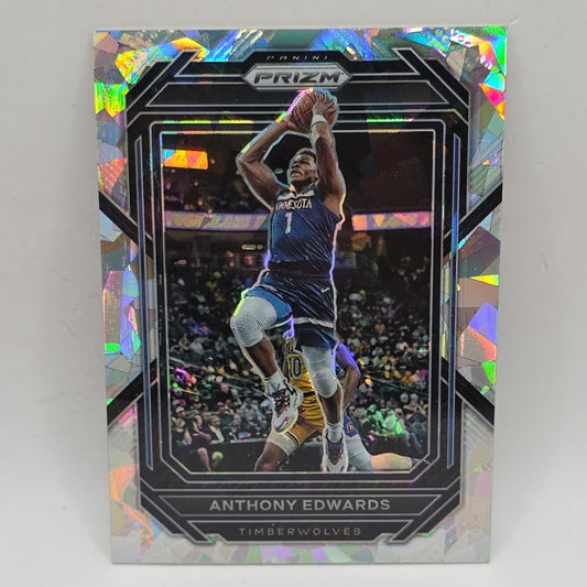 2022-23 Prizm ANTHONY EDWARDS Silver Ice Prizm #56 Minnesota Timberwolves SP