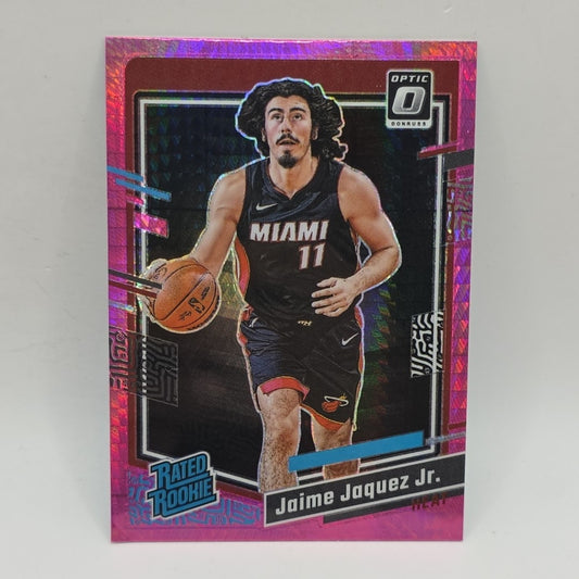 2023-24 Panini Donruss Optic-Rated Rookie Pink Hyper Prizm Jaime Jaquez Jr. (RC)