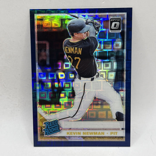 2019 Donruss Optic Rated Rookies Blue Pandora Prizm /99 Kevin Newman Pittsburgh
