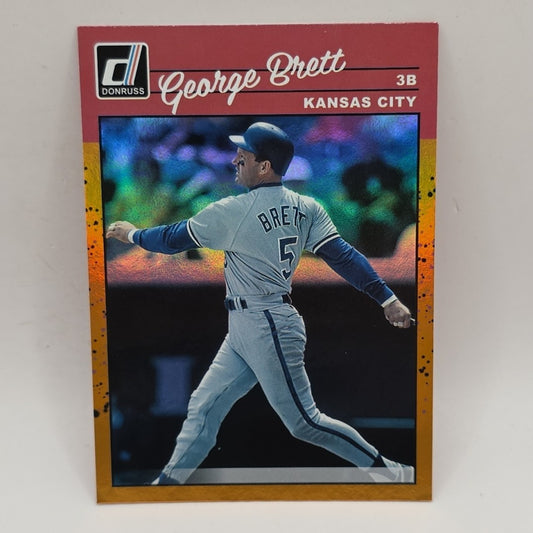 2023 Donruss George Brett #284 Holo Orange Kansas City Royals MLB