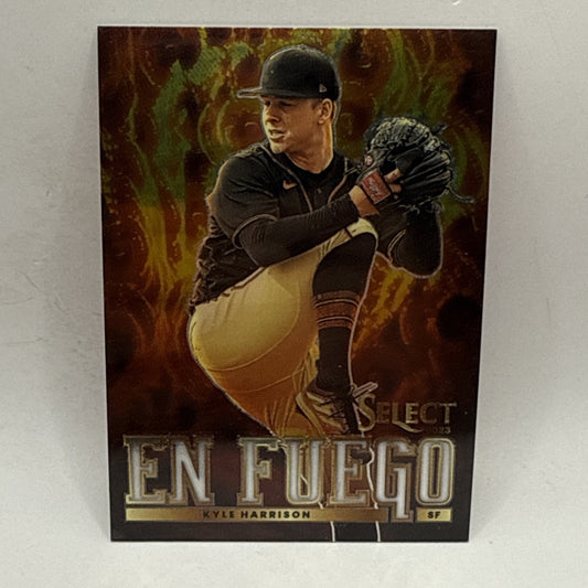2023 Panini Select En Fuego Kyle Harrison San Francisco Giants #EF12 MLB Card