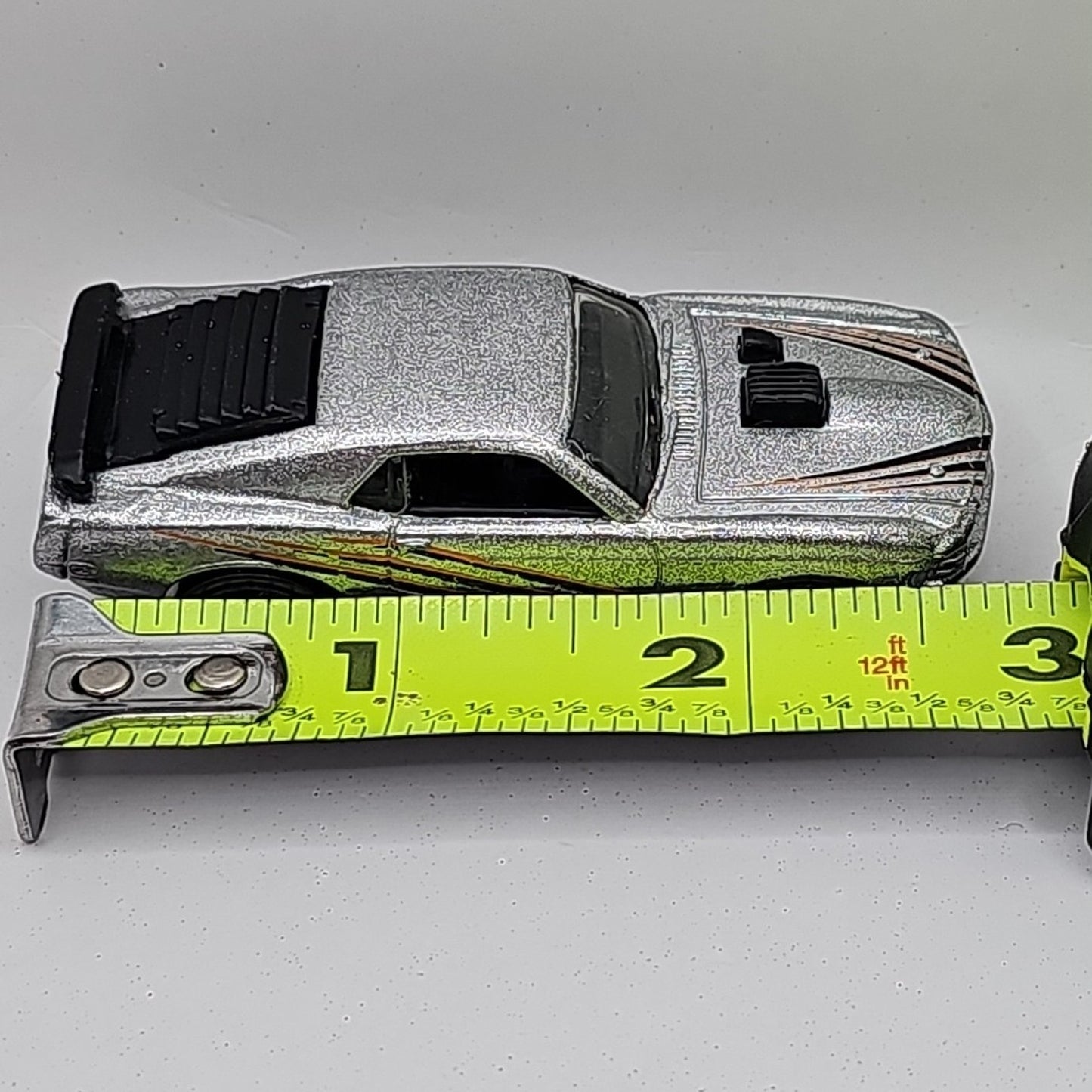 Hot Wheels 1997 Silver Mustang Mach 1 Made in Malaysia Vintage Loose 1:64 Scale