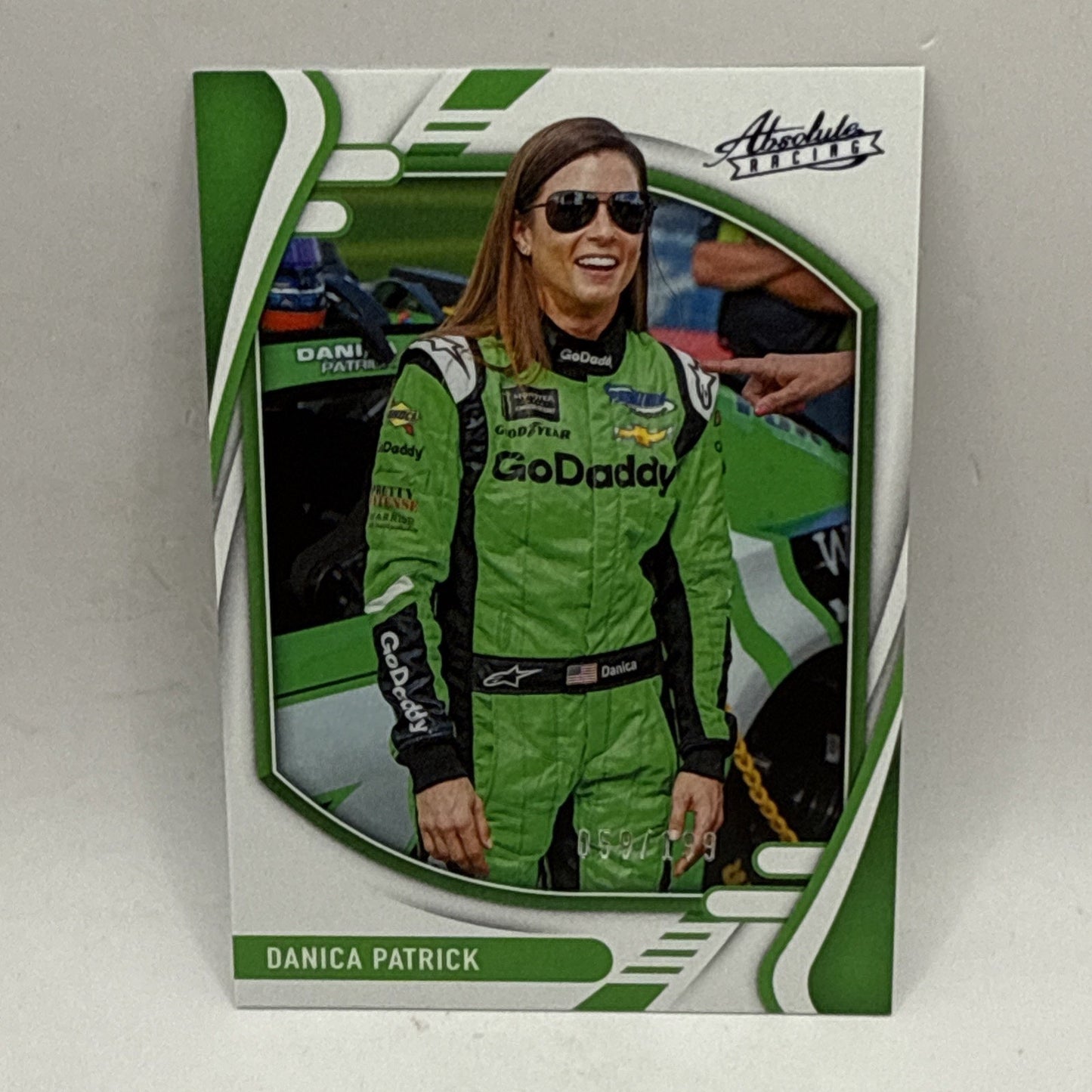 2022 Chronicles Racing Danica Patrick Absolute /199 NASCAR - Blue Logo Rare