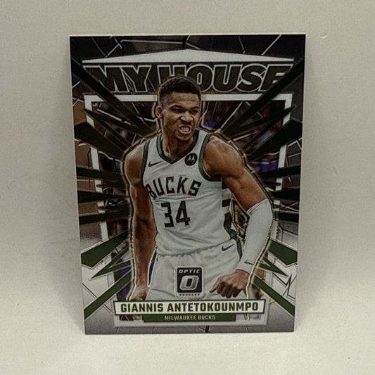 2023-24 Panini Donruss Optic - My House Holo Prizm #11 Giannis Antetokounmpo NBA