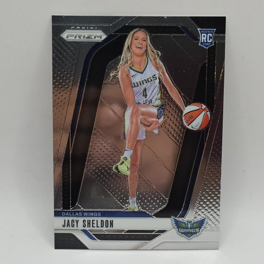 Jacy Sheldon Rookie Card 2024 Panini Prizm WNBA Image Variation RC-#141 Wings