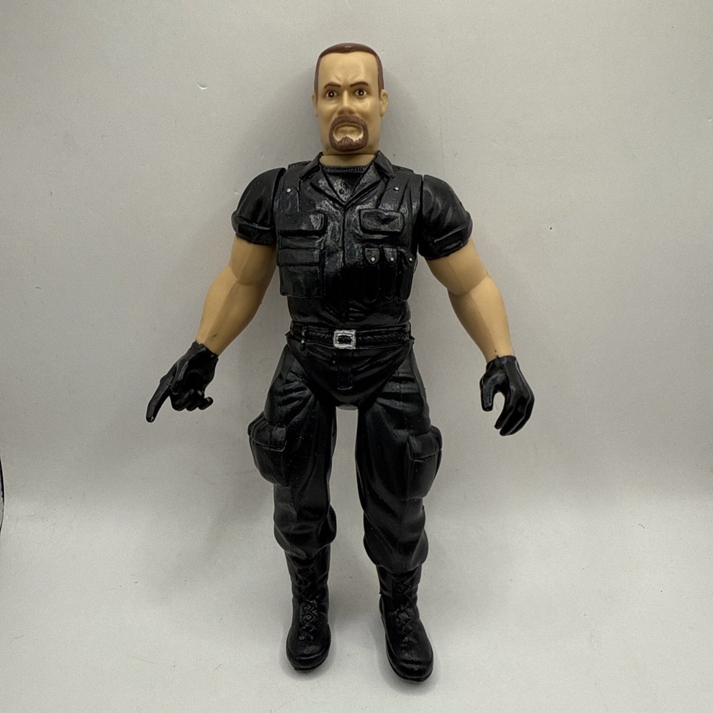 Vintage Big Boss Man 6" Wrestling Action Figure WWE WWF - Jakks 1999