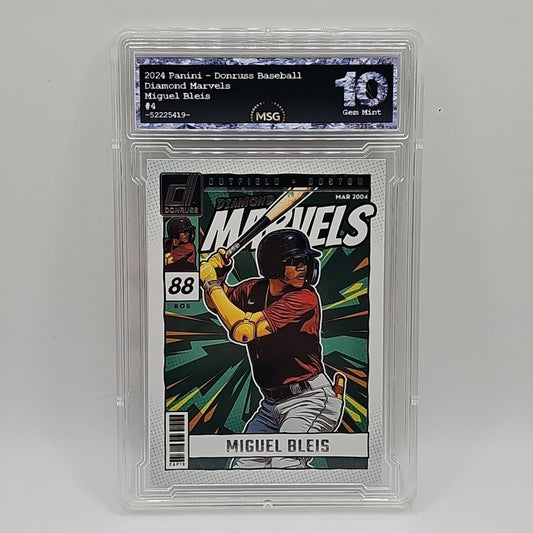 2024 Panini Donruss - Diamond Marvels Miguel Bleis #4 (RC) Graded 10 Gem Mint