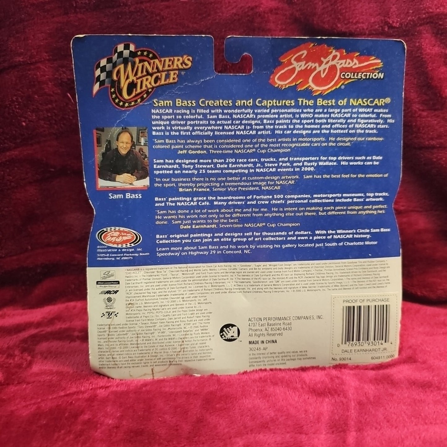 Action Nascar Dale Earnhardt Jr #8 Winner's Circle Sam Bass Collection Diecast