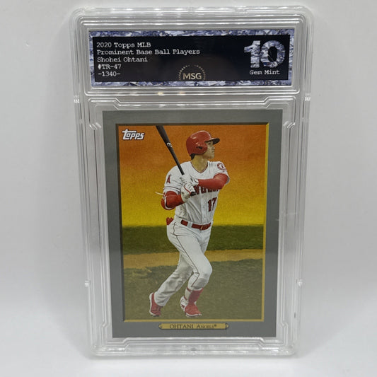 2020 Topps Shohei Ohtani #TR47 Turkey Red Los Angles Angels Graded 10 Gem Mint