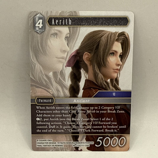 FINAL FANTASY OPUS XI AERITH 11-139S Collectible Trading Card Tcg