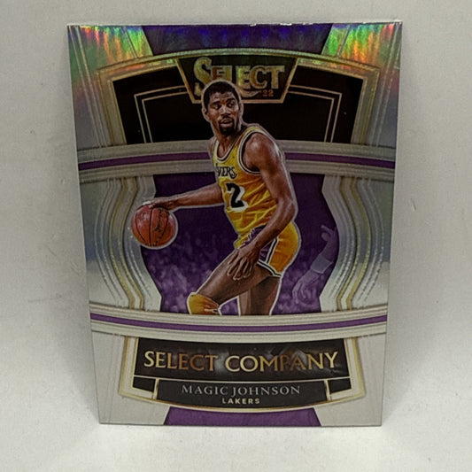 2021-22 Select Prizm Magic Johnson NBA Los Angeles Lakers