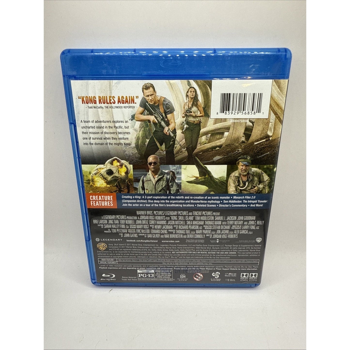 Kong: Skull Island (Blu-Ray/DVD , 2017) Movie Combo - Pure Action