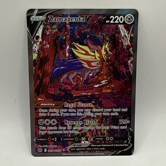 Zamazenta V GG54/GG70 Crown Zenith: Galarian Gallery Holo