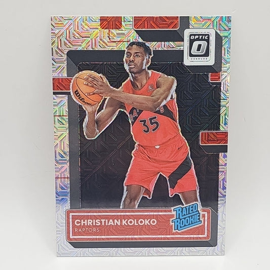 2022-23 Donruss Optic Rated Rookie Choice Mojo #212 Christian Koloko Raptors