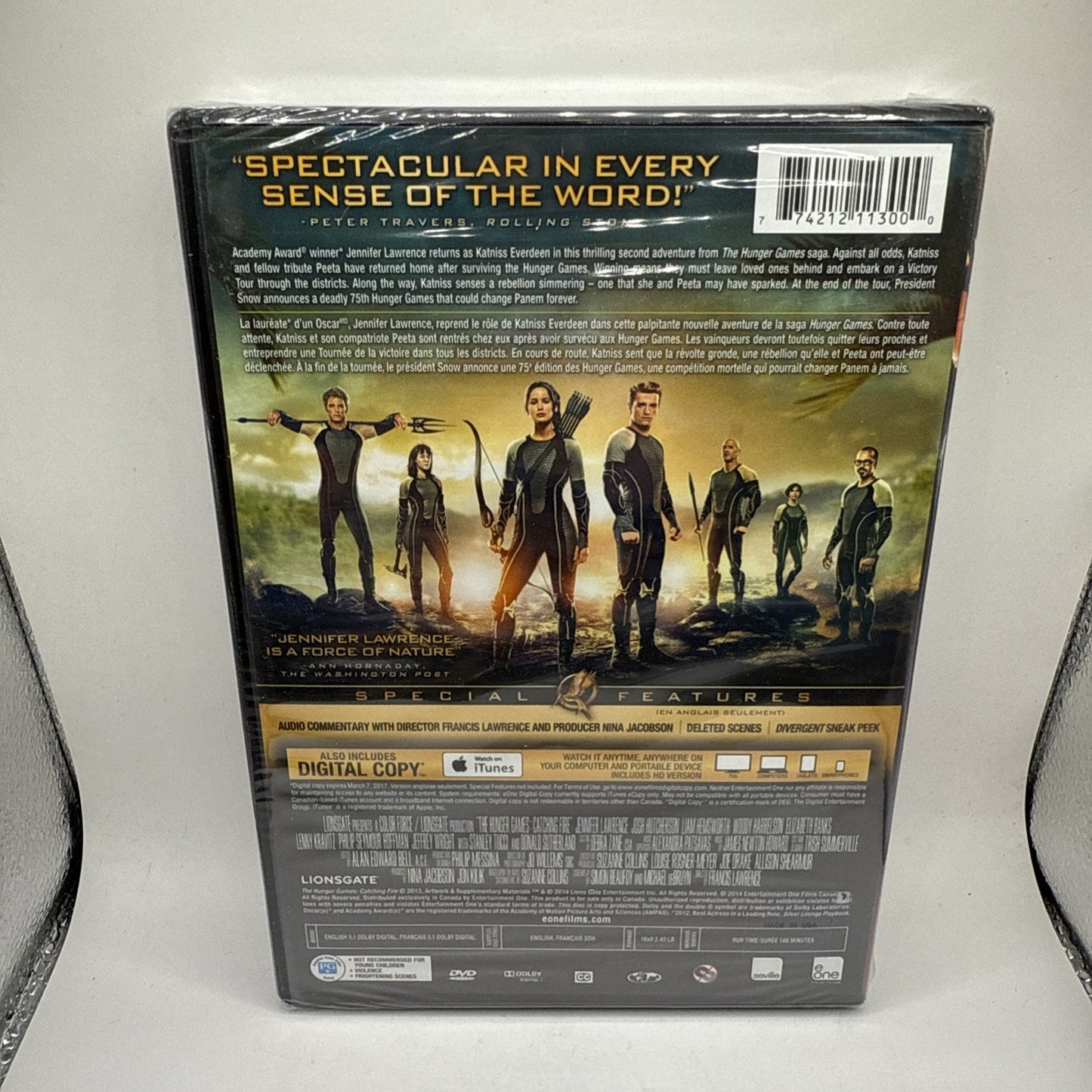 The Hunger Games : Catching Fire (DVD, 2014, Lion's Gate) New and Sealed