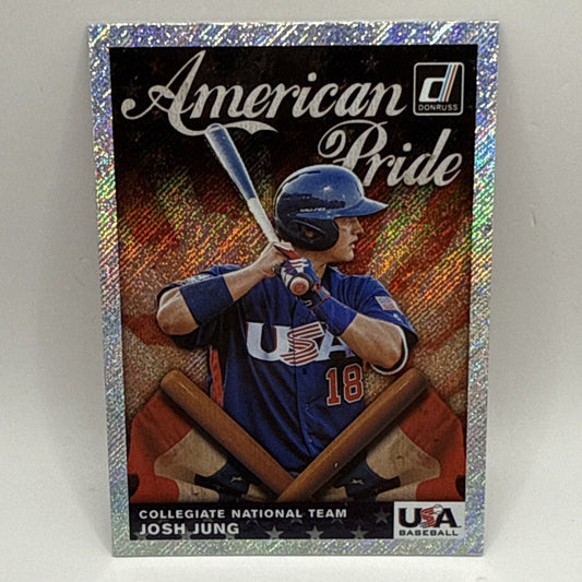 2019 Panini Donruss American Pride Rapture Josh Jung #AP10 MLB Texas Rangers