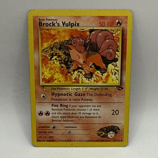 Brock's Vulpix 37/132 - WoTC Promo - Pokemon Card - HP Tcg Card