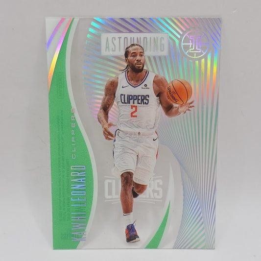 2019-2020 Panini Illusions Kahwi Leonard Emerald NBA Los Angeles Clippers