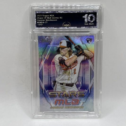 2023 Topps Series 2 - Stars of Mlb Gunnar Henderson #SMLB-37 (RC) Graded 10 Gem