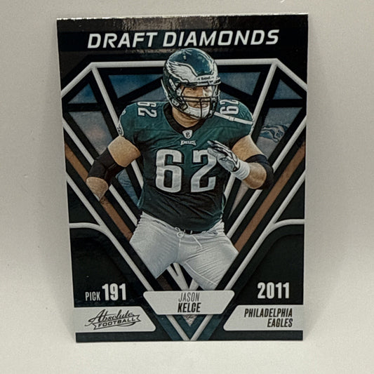 2023 PANINI ABSOLUTE JASON KELCE EAGLES #DD-5 DRAFT DIAMOND