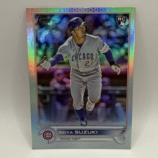 2022 TOPPS UPDATE RAINBOW FOIL SEIYA SUZUKI RC #US250